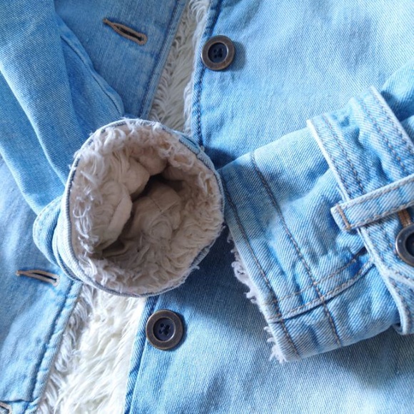 Free People Sherpa lined drum Jacket as seen on Selena Gomez and Ashley Tisdale - Picture 9 of 16